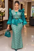 Royal Peplum 2-Piece Set - 3