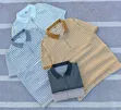Classic Style Shati za Polo Zenye Milia za Rangi Nyingi - 2