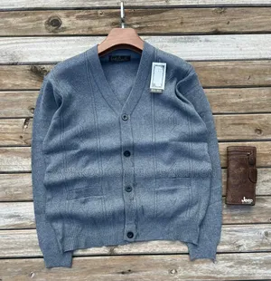 Boss Grey Knitted Cardigan