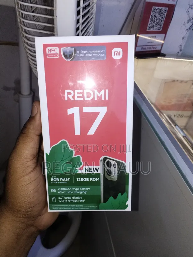 New Xiaomi Redmi 17 128GB Black - 1