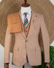 Orange Cream Town Suit - 3 Pieces - 1