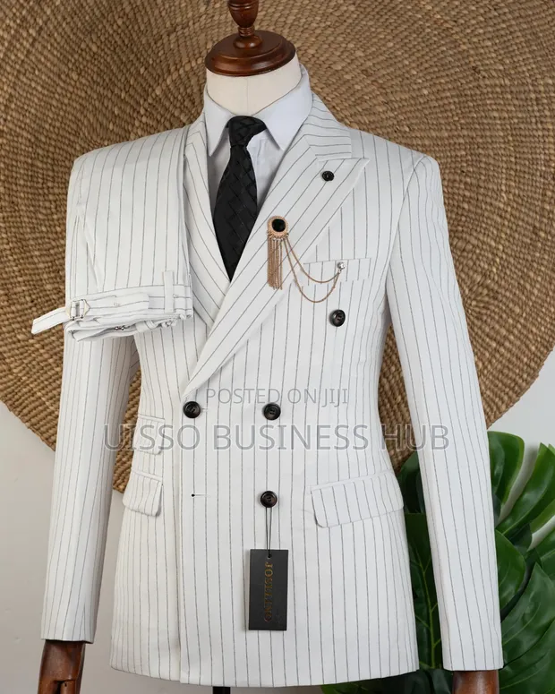 Suti za Wanaume White Line - 1