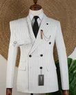 Suti za Wanaume White Line - 4