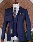 Blue Men's Suit - Brand New - 5