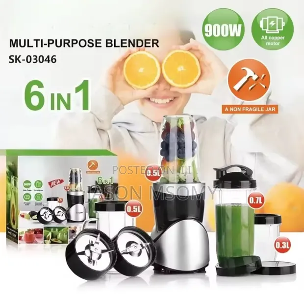 Brand New PUR 6-in-1 Multi-Purpose Blender (900W) - 1