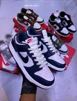 Grey & White Nike Dunk Low Sneakers - 4