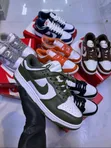 Grey & White Nike Dunk Low Sneakers - 5