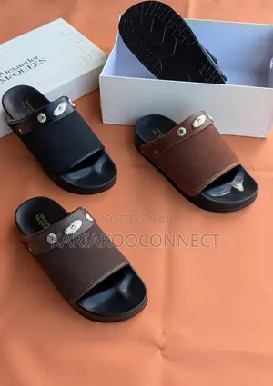 Alexander McQueen Studded Slides