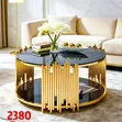 Skyline Furniture Coffee Table Mviringo - Mpya Kabisa - 2