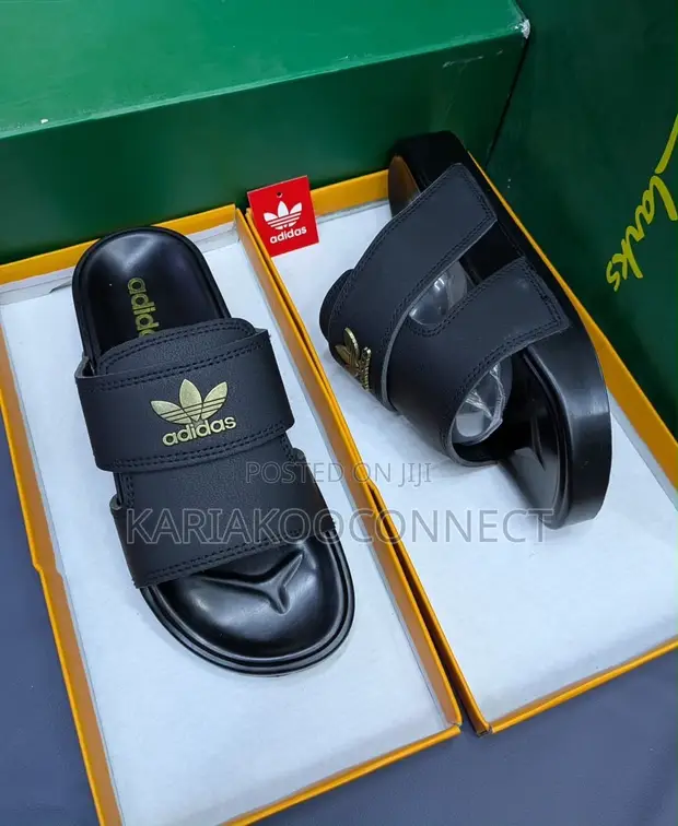 Adidas Adjustable Velcro Slides - 1