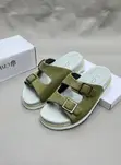 Sandali za Suede Zenye Buckle Mbili - 2