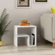 Malkovic Side Table - Nyeupe - 1