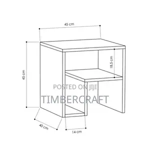 Malkovic Side Table - Nyeupe