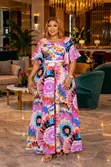 Maua Kimono Maxi Dress - 1