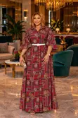 Maua Kimono Maxi Dress - 3