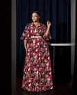 Maua Kimono Maxi Dress - 4