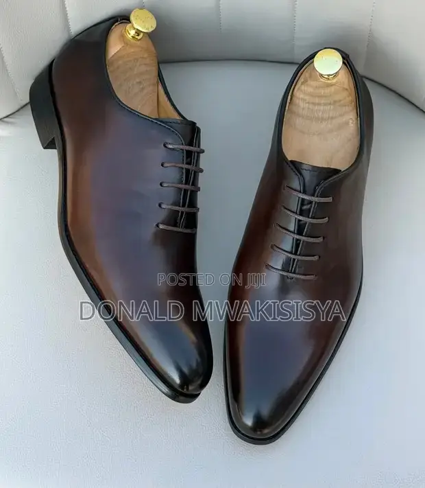 Viatu vya Oxford vya Ngozi vya Wanaume - 1