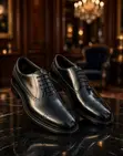 Viatu vya Clarks Brown Leather Oxford - Wanaume Ukubwa 40 & 44 - 1