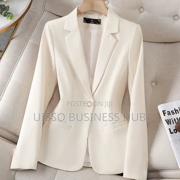 Single Button Ladies Jacket - 1