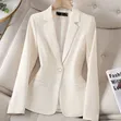 Single Button Ladies Jacket - 1