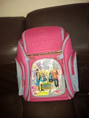 Mfuko wa Shule wa Classy Pink