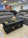 SofaSofa Sofa Set Kijivu Cha Ngozi Cha Kisasa - Kipya Kabisa - 2