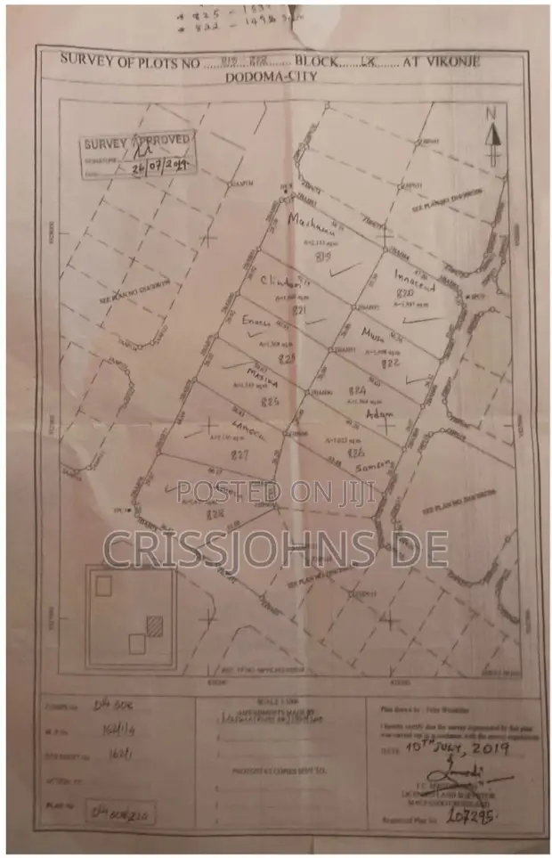 2490 SQM Land for Sale - Vikonje, Dodoma - 1
