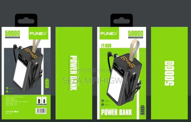 Punex FT-608 Power Bank 50000mAh - 1