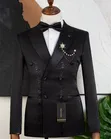 Mario Casas Men's Black Suit - Brand New - 1