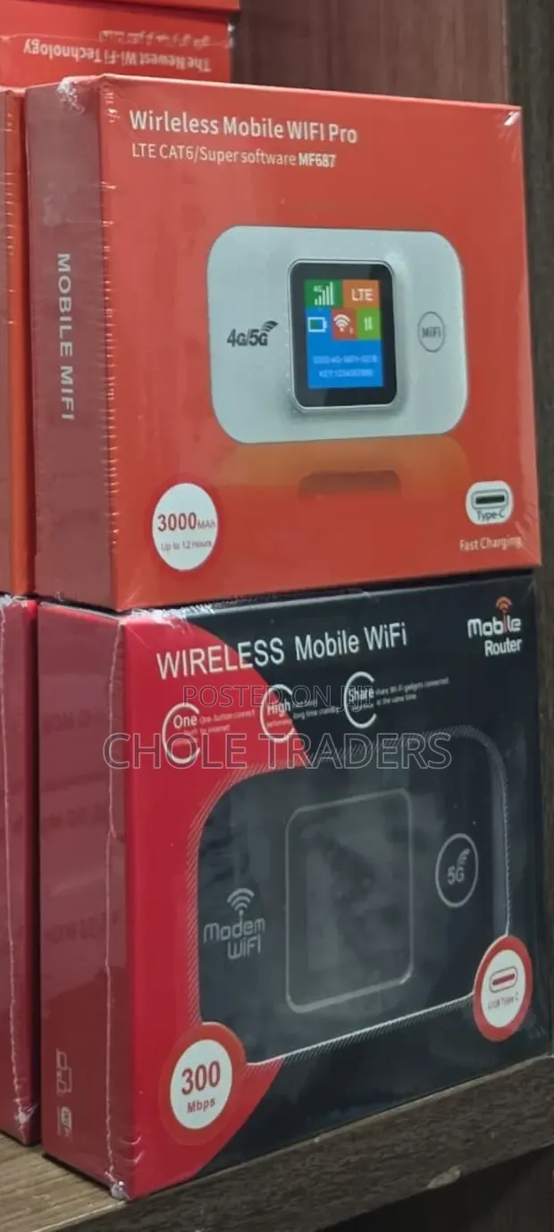 4G/5G 300Mbps Wireless Mobile WiFi (MIFI Restocked) - 1