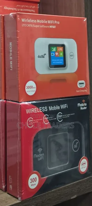 4G/5G 300Mbps Mobile Wifi (MIFI Imerejeshwa)