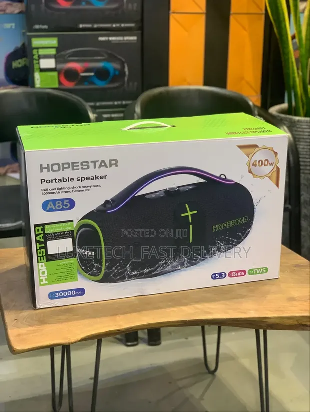 HOPESTAR A85 400W Spika ya Party Portable ya Bluetooth na Mic - 1