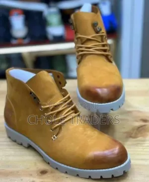 Viatu vya Timberland vya Ngozi Halisi vya Ankle vya Kawaida