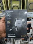 UGREEN Nexode 60W Chaja ya Gari na Kebo ya USB-C Inayorudishwa - 1