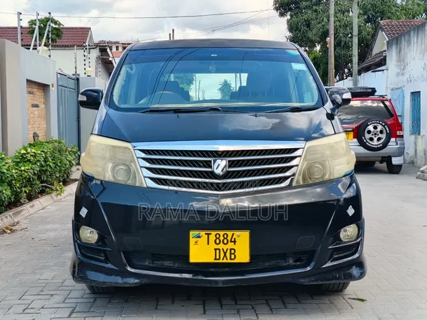 Toyota Alphard 2005 Nyeusi - 1