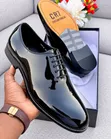 Viatu vya Ngozi vya CR7 vya Wanaume Moccasins - Muundo wa Rangi ya Punda - 1