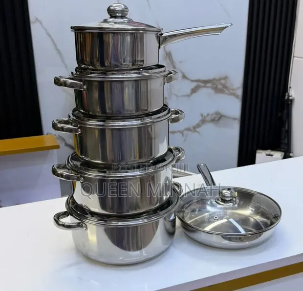 Brand New Furi Pots & Pans Set (5 Pots, 1 Pan) - 1