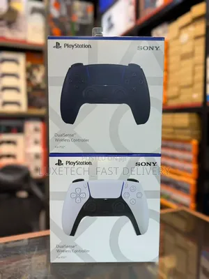 Sony PS5 DualSense Wireless Controllers - Nyeusi & Nyeupe