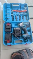 Rechargeable Impact Wrench with 2 Batteries - 1