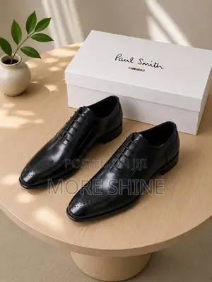 Paul Smith Black Leather Moccasins - Size 44