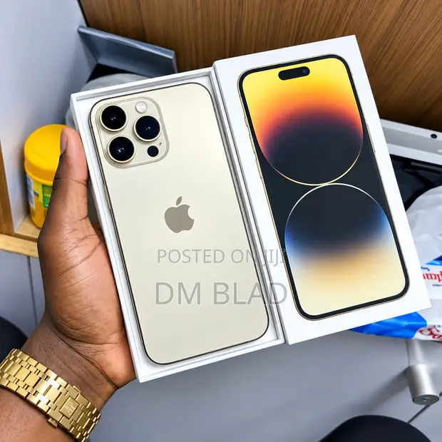 New Apple iPhone 14 Pro Max 256GB Gold - 1