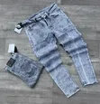 Men's Plain Slim Fit Jeans - 2