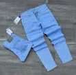 Men's Plain Slim Fit Jeans - 4
