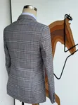 Ricardo Turkey 3-PC Combo Suit - Grey-Brown Checkered - 3
