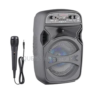 Spika Portable ya Wireless ya Party na Maikrofoni ya Wired