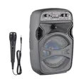 Spika Portable ya Wireless ya Party na Maikrofoni ya Wired - 1