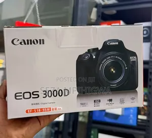 Canon EOS 3000D with 18-55mm Lens
