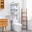 Rafu ya Hifadhi ya Choo ya Plastiki Kamili - 2