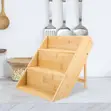3-Layer Bamboo Spice Organizer - 1