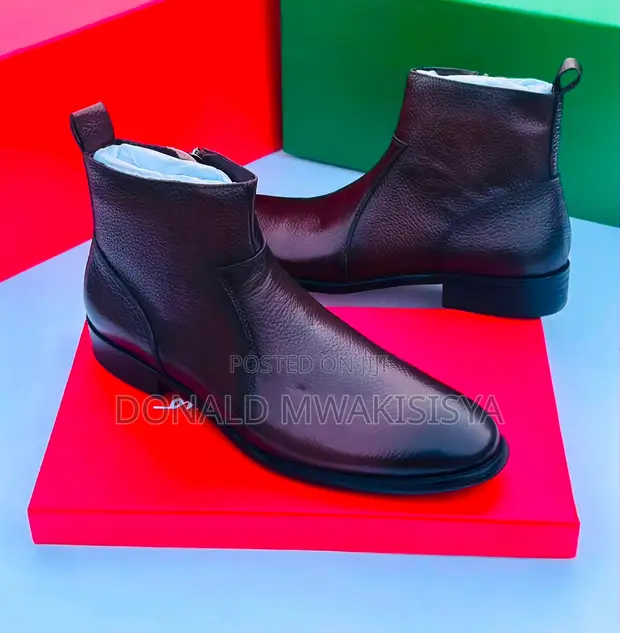 Premium Leather Chelsea Boots - 1